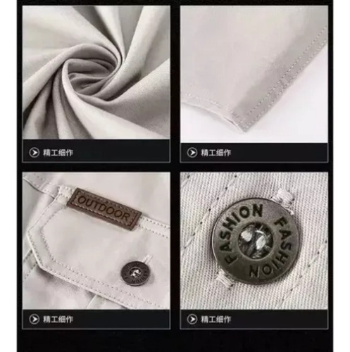 Camisa Informal De Hombres Con Dos Bolsillos