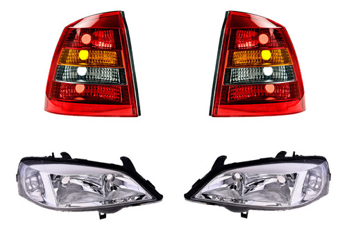 Calaveras S/foco + Faros Astra 2000/2003 Depo