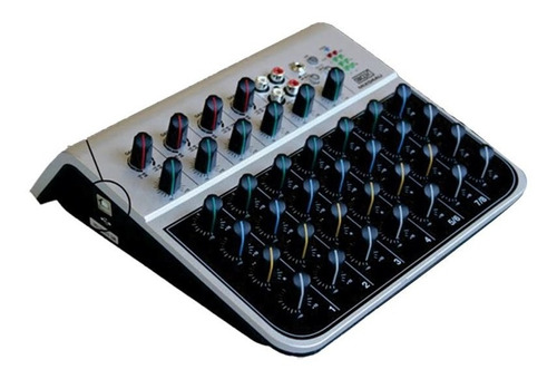 Mixer Boxx Mix 04 Au Com 8 Canais E Entrada Usb. Torra