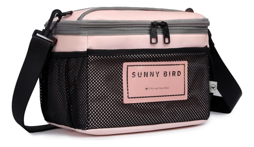 Sunny Bird Lonchera Aislada Con Diseno Plegable Y A Prueba D