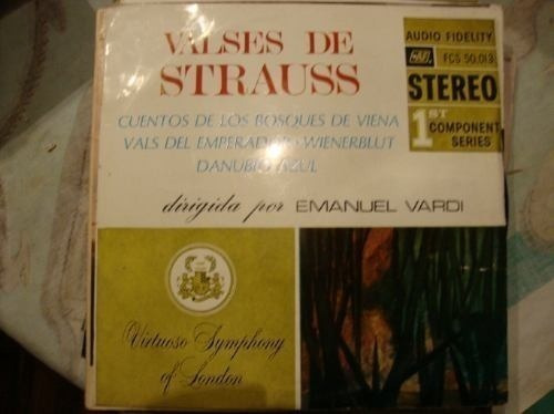 Vinilo Virtuoso Symphony Of London Vardi Strauss Valses Cl1