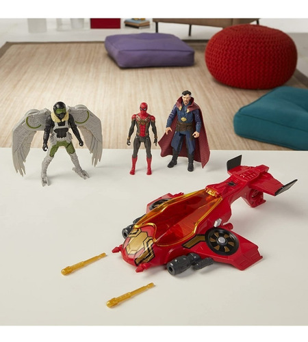 Spiderman Muñeco No Way Home Jet De Escape Hasbro F4434