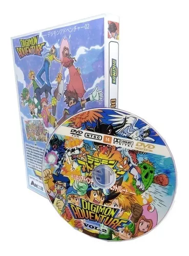 Box Dvd Anime Digimon Adventure Dublado Completo