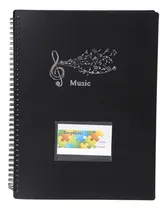 Comprar Carpeta De Partituras, 20 Fundas, 40 Páginas, Para Escuela D