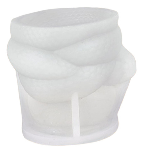Vela De Silicona 3d Con Forma De Serpiente, 10 Cm X 9,1 Cm