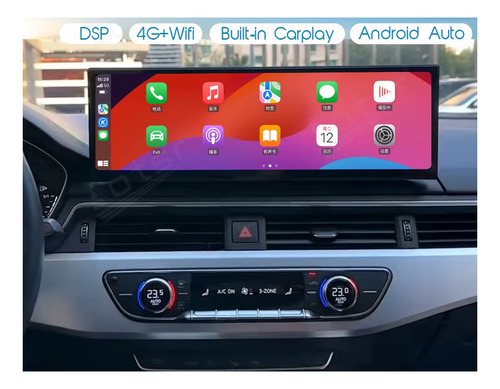 Central Multimidia Android Audi A4 A5 2017-20 B9 8/128gb 15p