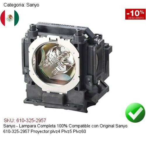 Lampara Compatible Sanyo 610-325-2957 Plvz4 Plvz5 Plvz60