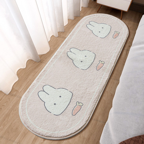 Alfombra De Noche De Dibujos Animados Con Estampado De Anima