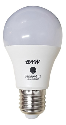 Lamapara Led Baw 11w + Fotocelula Sensor Dia-noche E27