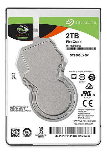 Seagate Firecuda 2.5 2tb St2000lx001 Disco Duro Pc