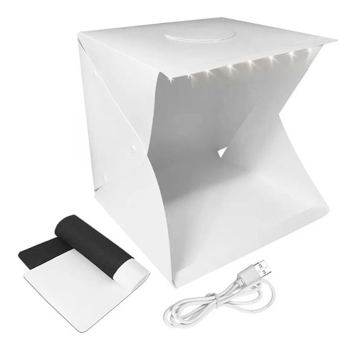 Caja De Luz Light Box 40x40 Productos Fotografia Rigido Full