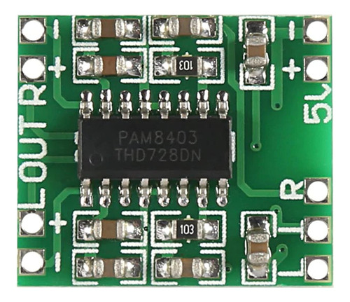 Kit 5 Placas Mini Amplificador Digital 3w+3w Total 6w