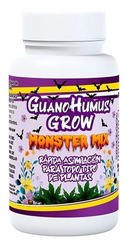 Nuevo Fertilizante Guano Murciélago Y Humus De Lombriz 500ml