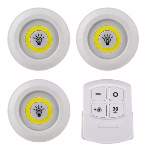 Lámpara Led Luz De Tacto Multiusos Control Remoto X 3