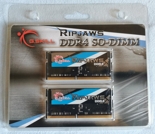 Memória Ram Ddr4 G.skill Ripjaws 16gb (2x8gb) Notebook Cl16
