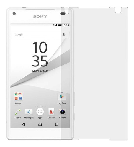 Vidrio Templado Plano Compatible Con Sony Xperia Z5 Compact