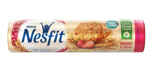 Imagem 2 de 7 de Biscoito Morango E Cereais Nesfit 160g