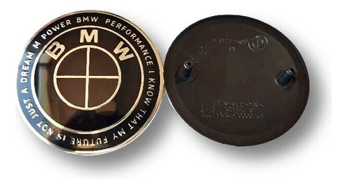 1 Emblema Original Bmw Malas 74mm Performance M Power Full