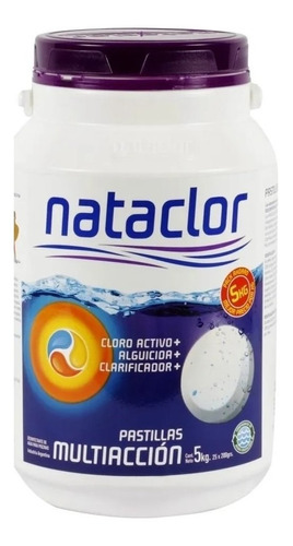 Nataclor Rinde + Pastillas Cloro Multiacción 200gr De 5kg