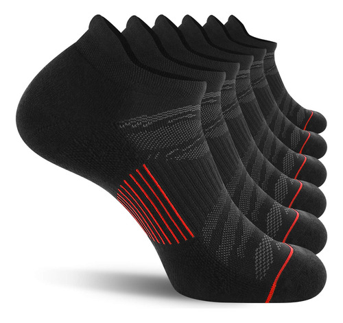 Fitrell Paquete De 6 Calcetines De Tobillo Para Hombre, De .