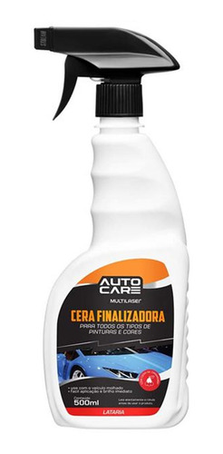 Cera Finalizadora Liquida Automotiva 500ml - Aplica Molhado