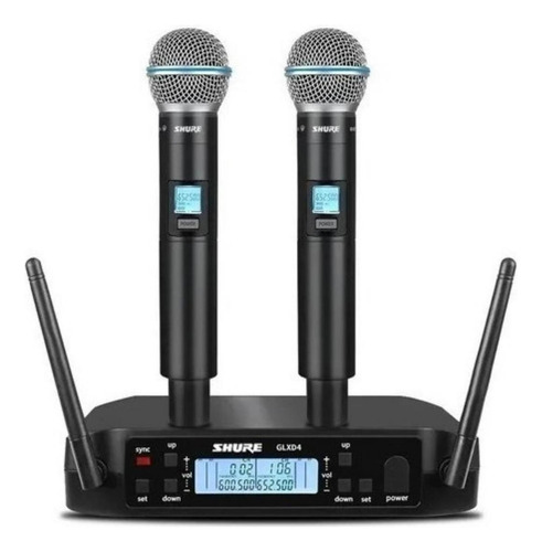 Micrófono Inalámbrico Shure Glxd4 Beta 58a Negro