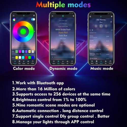 Tira Luces Led Bluetooth 5m Control App Usb Impermeable Rgb