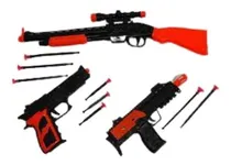 Comprar Acessorio 3 Arma Brinquedo La Casa De Papel Policial Militar