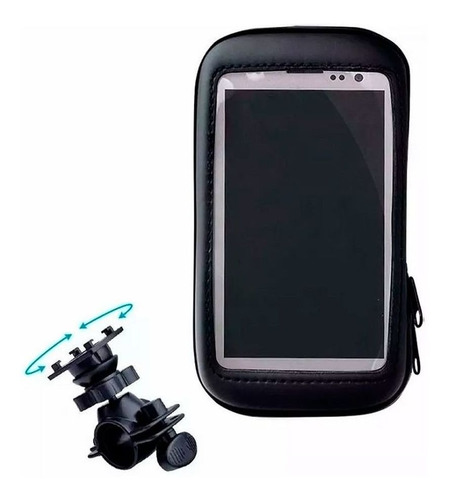 Soporte Celular Para Moto O Bicicleta + Funda Impermeable