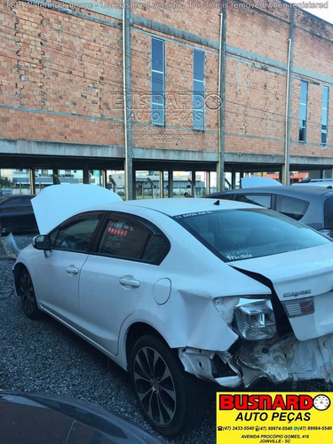 Sucata Para Retirada Peças Honda New Civic Lxr 2.0 Flex 2015