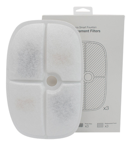Filtros Para Fuentes De Agua Cat, 3 Unidades, Para Mascotas