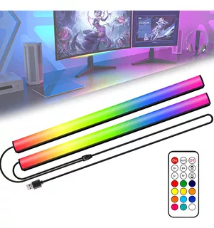 Abcidy Under Monitor Light Bar, Rgb 3 Music Sync Modes Scree