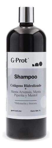  Shampoo Power Mint Colágeno Hidrolizado Menta 1lt G-prot