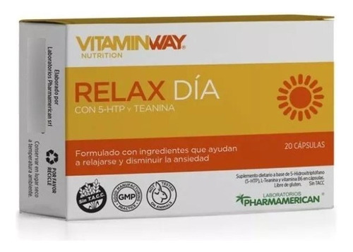 Relax Día - Vitamin Way X 20 Cápsulas