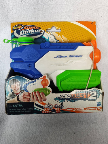 Lanzador De Agua Nerf Microburst 2 Super Soaker 295ml