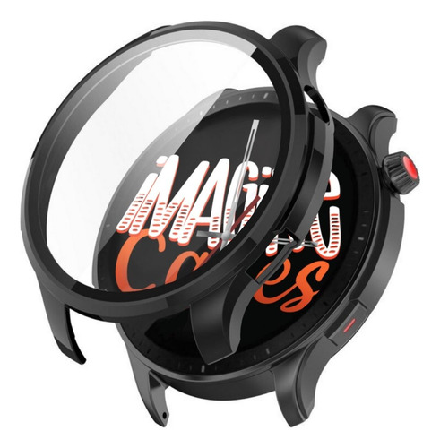 Capa Case Bumper Proteção Vidro Temperado Para Amazfit Gtr 4
