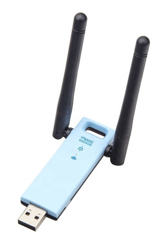 Repetidor Extensor Wifi Usb 300 Mbps 2.4ghz Doble Antena Color Blanco