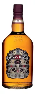 Caja De 12 Whisky Chivas Regal Blend 12 Años 1 L