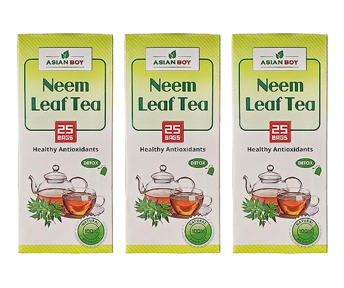 Asianboy Neem Leaf Tea 100% Natural, Organic, Vegan, Gluten