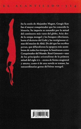 El Conquistador Del Mundo, De Grousset, René. Editorial Acantilado, Tapa Blanda En Español