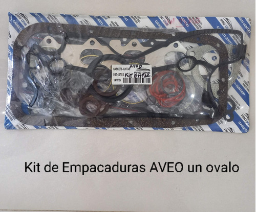 Kit Empacaduras Aveo 1.6 Un Ovalo