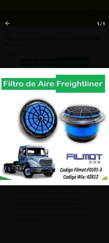 Filtro De Aire M2-112 Freighleiner Ca5368 42812 P607965