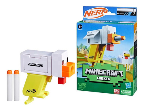 Nerf Lanzador Microshots Minecraft O Roblox 2x Original
