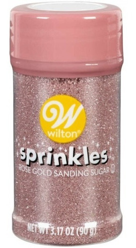 Sprinkles Azúcar Gruesa Oro Rosa 90 Grs Wilton
