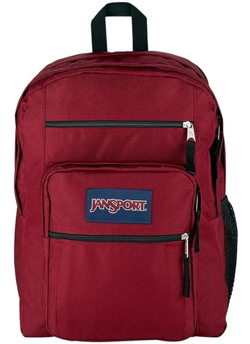 Mochila Jansport Big Student Bordó Color Bordó Diseño De La Tela Poliéster