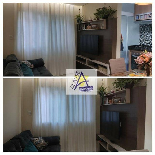 Apartamento Com 2 Dormitórios À Venda, 56 M² Por R$ 292.000 - Jardim Guapituba - Mauá/sp - Ap0717