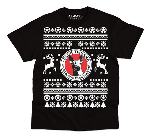 Playera Ugly Sweter Club Fc Tijuana M1- Caballero Dama Niño