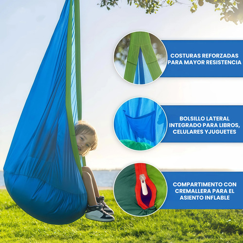 Silla Hamaca Silla Columpio Colgante Para Niños Algodón