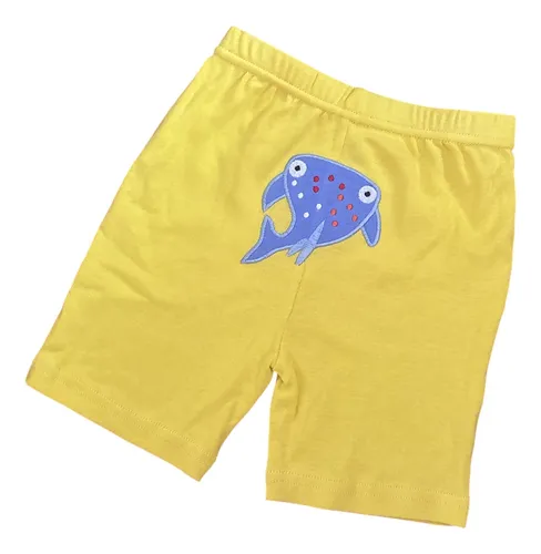 Short Algodón Bebé Amarillo