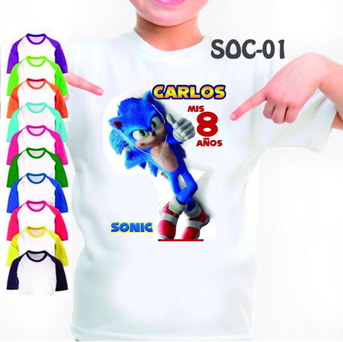 Franela De Sonic 